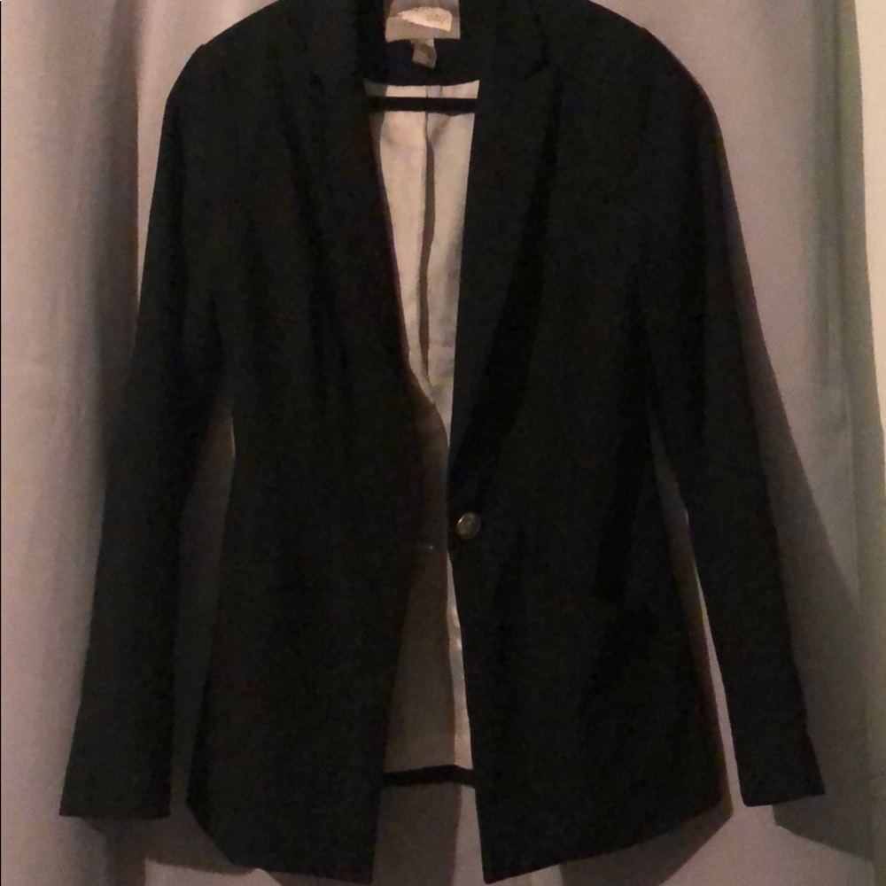 Black basic blazer - Picture 2 of 4
